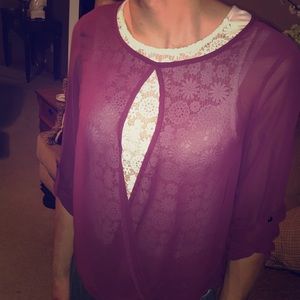 Sheer blouse